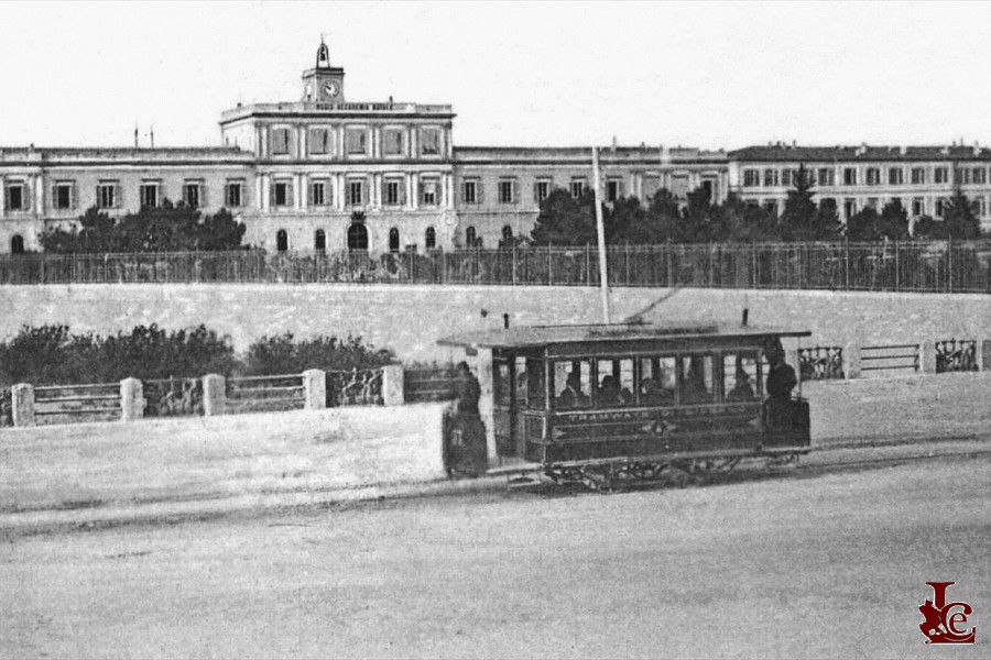 Accademia Navale - Tramways di Livorno - 1905