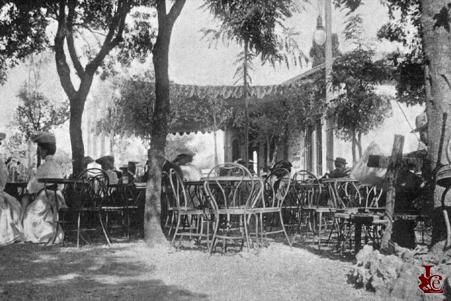 Acque della Salute - Giardino angolo lettura - 1906