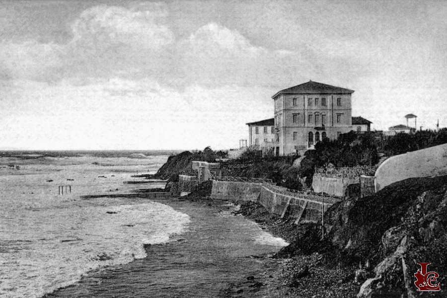 Antignano - Villa Giulia e spiaggia - 1925