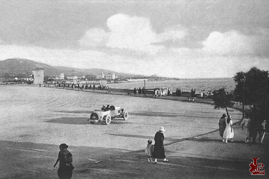 Rotonda di Ardenza - La passeggiata - 1920