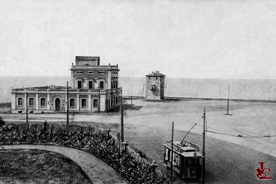 Rotonda di Ardenza - Torre e villino Boretti - 1905
