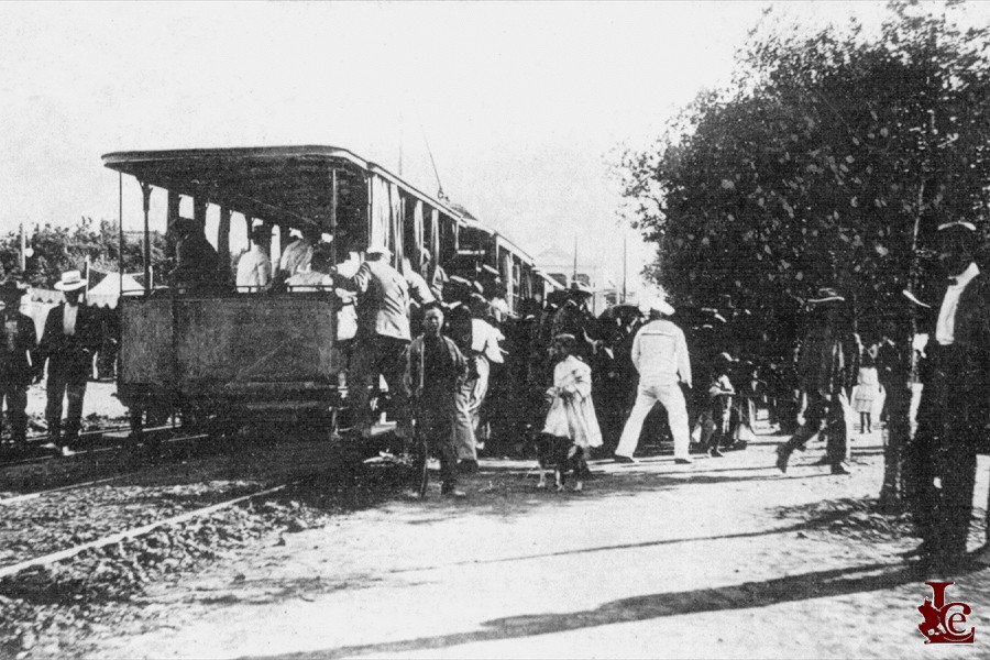 Acque della Salute - Fermata del tram - 1905