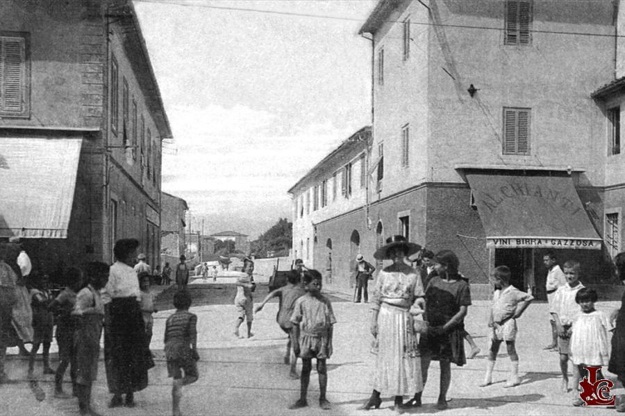 Antignano - Via del Littorale - 1905