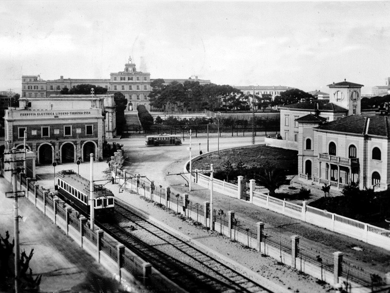 Ferrovia Livorno Tirrenia Pisa - Il trenino - 1938