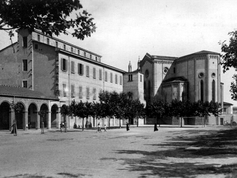 Istituto Salesiani - Cortile e Tempio della Vittoria - 1930