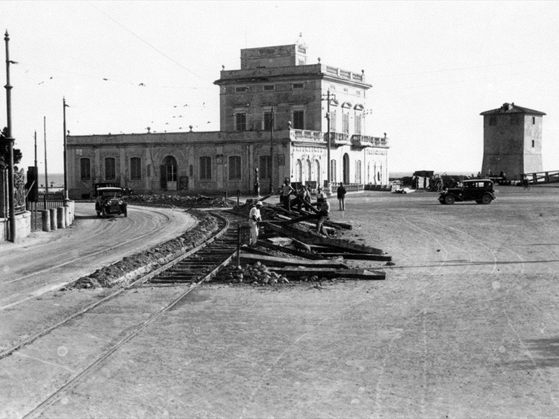 Rotonda di Ardenza - Villa Boretti e Torre dei Finanzieri - 1930