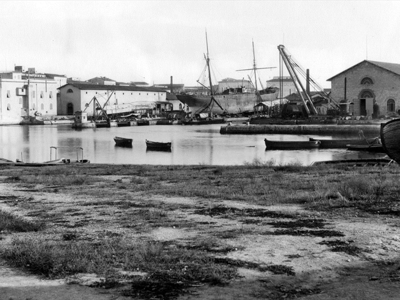 Veduta del Cantiere Navale - 1897