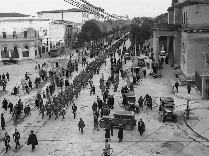 Viale degli Acquedotti - 50° Accademia Navale - 1931